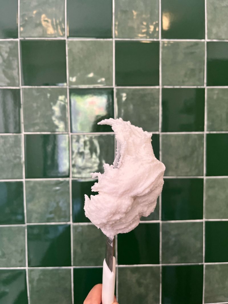 Coconut Sorbet — dairy-free fresh coconut sorbet at Honey Gelato Kuta Lombok